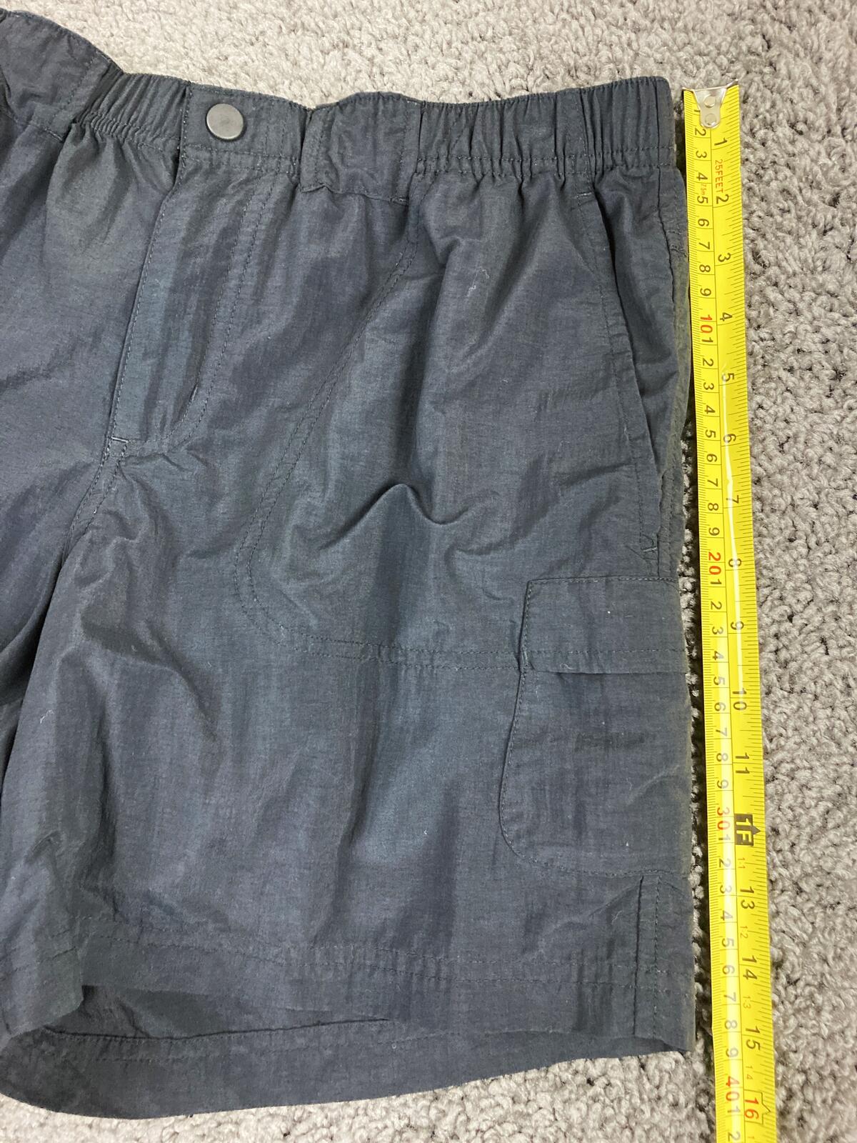Columbia Women's Sandy River Cargo Shorts Black Nylon Hiking Outdoor Size Small