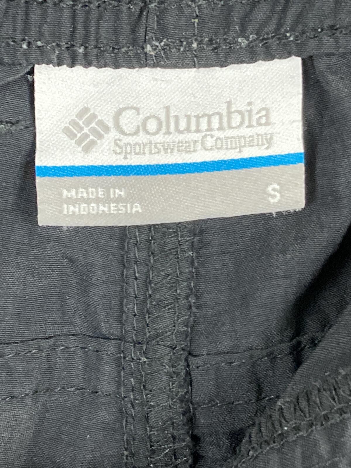 Columbia Women's Sandy River Cargo Shorts Black Nylon Hiking Outdoor Size Small