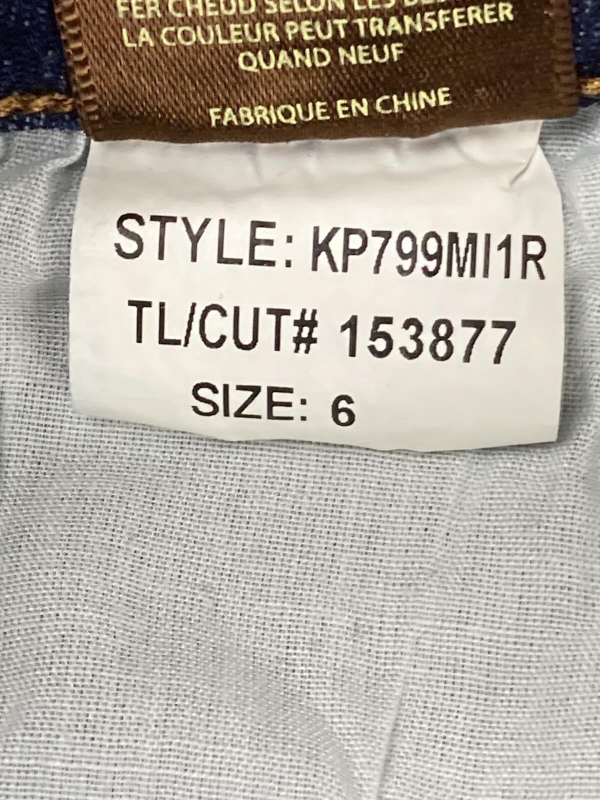 KUT from the Kloth Katy Boyfriend Jeans Womens Dark Wash Stretch Denim Sz 6