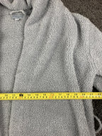 Barefoot Dreams CozyChic Adult Robe Gray Unisex Luxury Plush Missing Sash Size 1