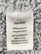 Barefoot Dreams CozyChic Adult Robe Gray Unisex Luxury Plush Missing Sash Size 1