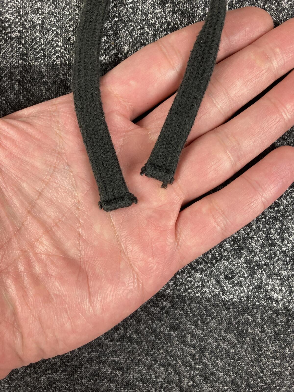 DC Shoes Mens Striped Hoodie Gray Marled Knit Skateboarding Sweatshirt Sz XL