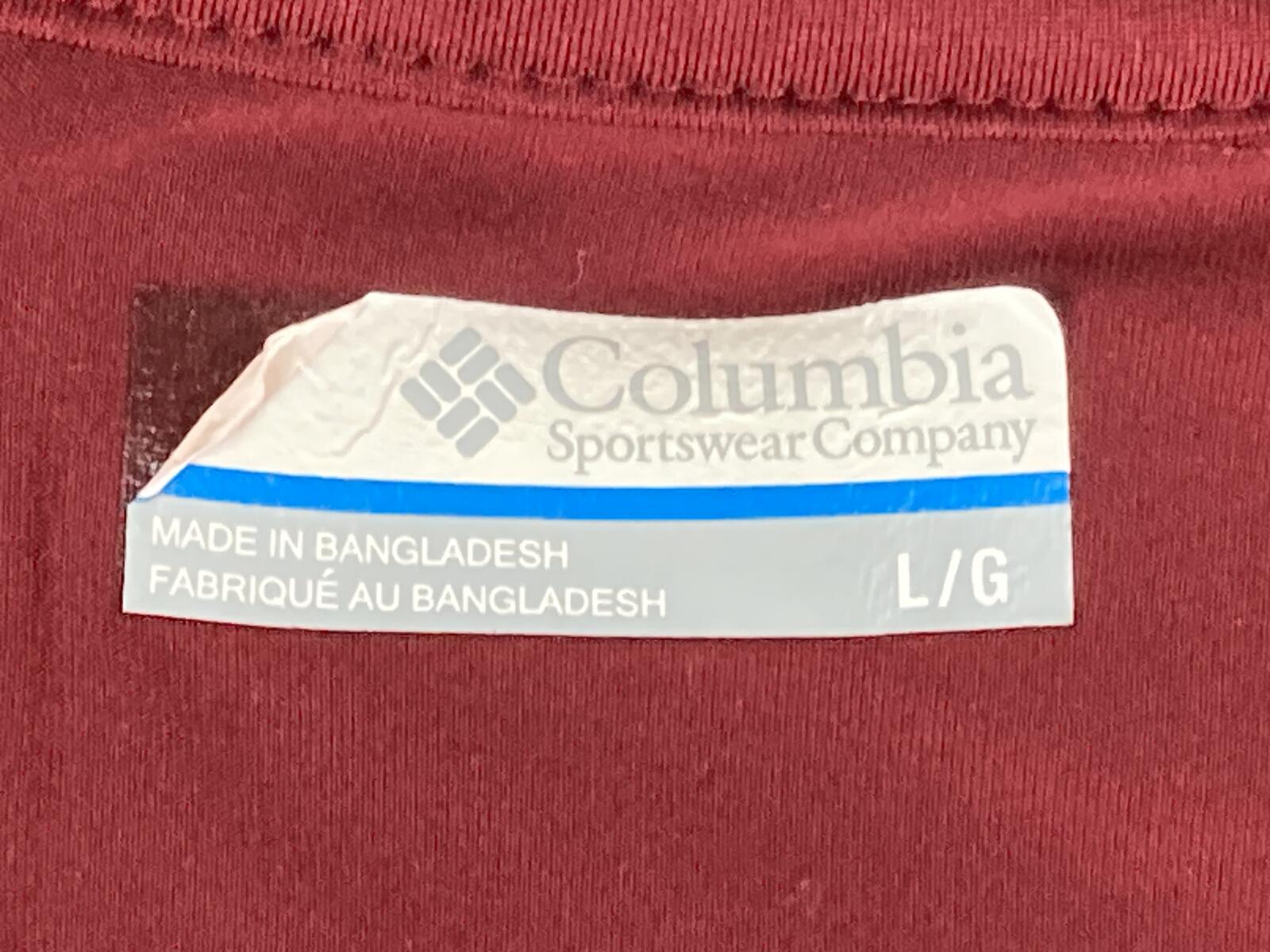 Columbia Mens Red Heather Wickham Hills 1/4 Zip Pullover Omni-Wick Shirt Tech Lg