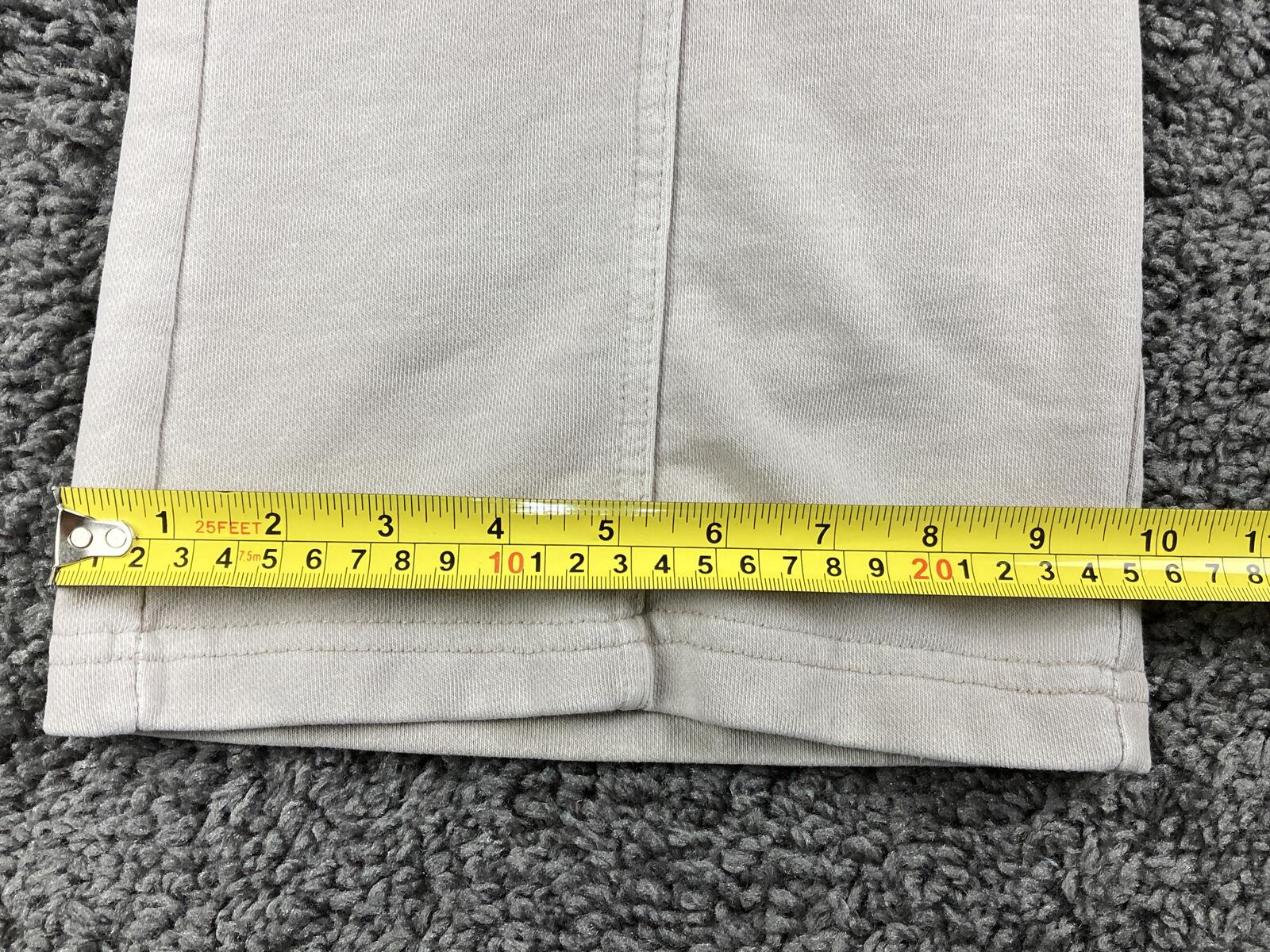 Zara Girls Wide Leg Cargo Sweatpants Sand Beige Plush Jogger Utility  Size 11-12