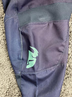 Thor Sector Birdrock Motocross Pants Hip Pads Purple Teal MX Dirt Bike Sz 28