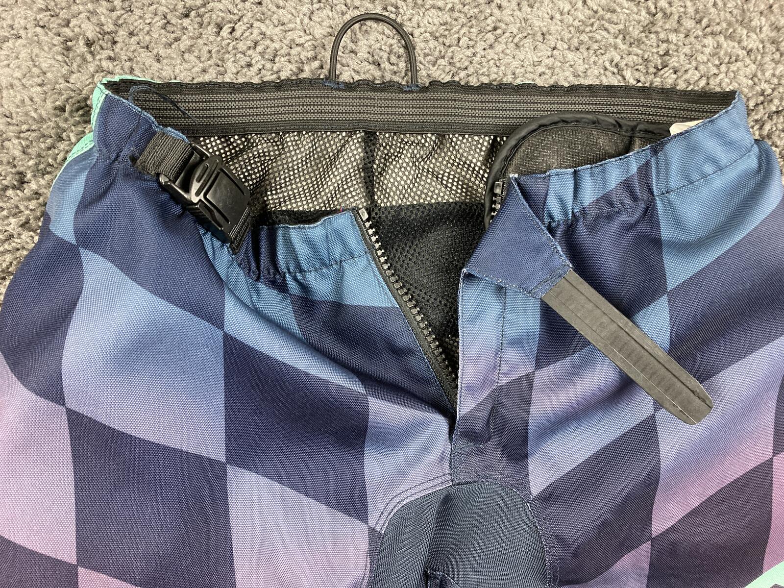 Thor Sector Birdrock Motocross Pants Hip Pads Purple Teal MX Dirt Bike Sz 28