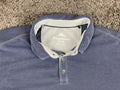 Tommy Bahama Men’s Shoreline Polo Shirt Marlin Logo Blue Tencel Blend Sz XL