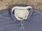 Tommy Bahama Men’s Shoreline Polo Shirt Marlin Logo Blue Tencel Blend Sz XL