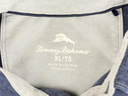 Tommy Bahama Men’s Shoreline Polo Shirt Marlin Logo Blue Tencel Blend Sz XL