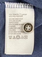 Tommy Bahama Men’s Shoreline Polo Shirt Marlin Logo Blue Tencel Blend Sz XL