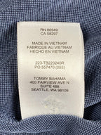 Tommy Bahama Men’s Shoreline Polo Shirt Marlin Logo Blue Tencel Blend Sz XL