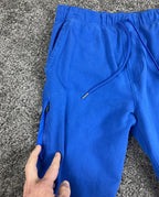 Mack Weldon Ace Sweatpants Mens Blue Jogger French Terry Zipper Pockets Sz M