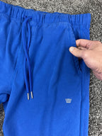 Mack Weldon Ace Sweatpants Mens Blue Jogger French Terry Zipper Pockets Sz M