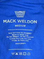 Mack Weldon Ace Sweatpants Mens Blue Jogger French Terry Zipper Pockets Sz M