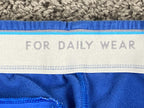 Mack Weldon Ace Sweatpants Mens Blue Jogger French Terry Zipper Pockets Sz M