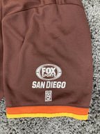 San Diego Padres Ed Whitson 31 Jersey Brown Gold Retro SGA Baseball Sz XL