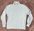 Three Dots Womens Nile Blue Quarter Zip Pullover Sweatshirt Super Soft Size XS