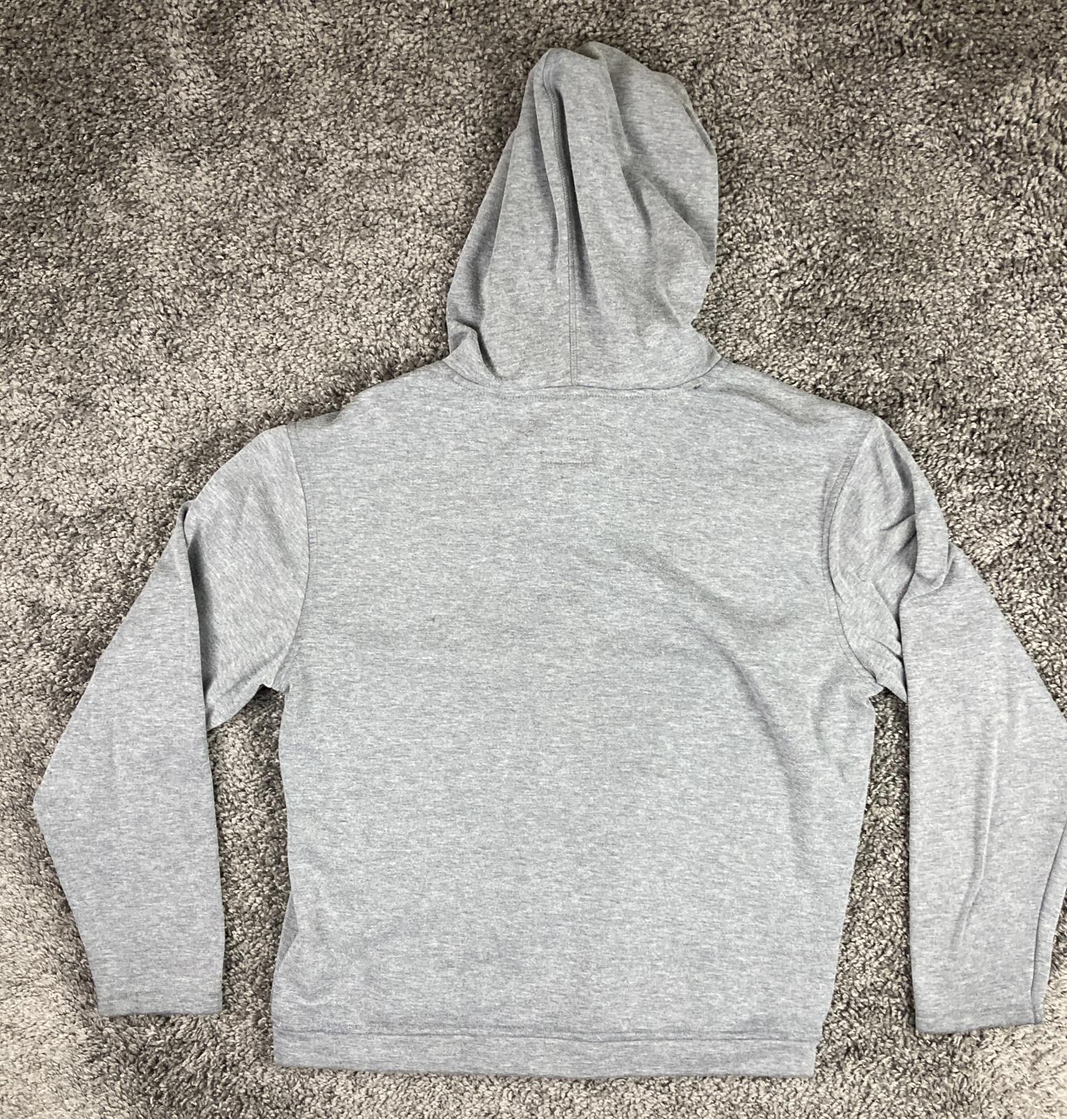 English Laundry Men’s Full Zip Hoodie Sweatshirt Large Gray