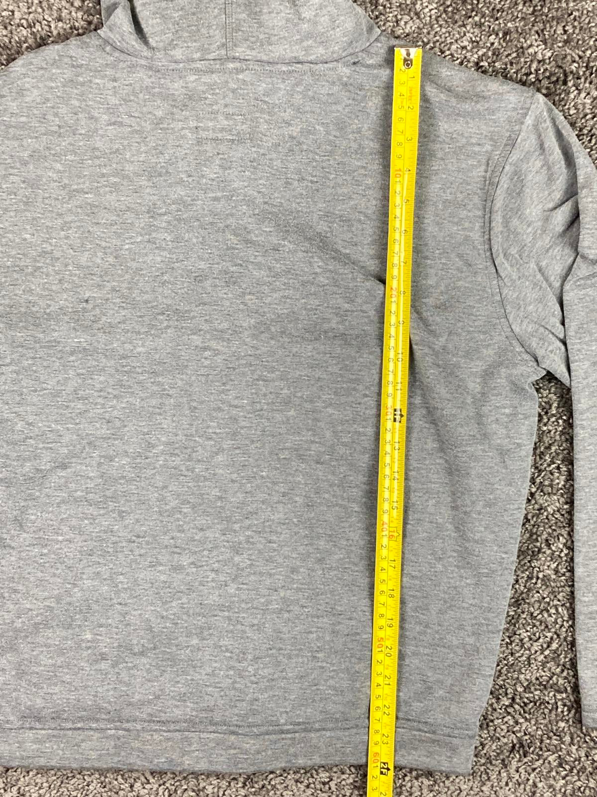 English Laundry Men’s Full Zip Hoodie Sweatshirt Large Gray