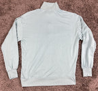 Three Dots Womens Nile Blue Quarter Zip Pullover Sweatshirt Super Soft Size XS