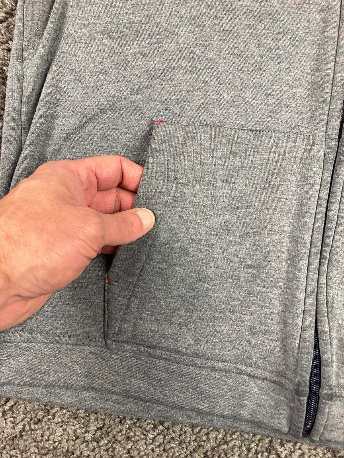 English Laundry Men’s Full Zip Hoodie Sweatshirt Large Gray