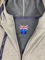 English Laundry Men’s Full Zip Hoodie Sweatshirt Large Gray