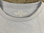 Vineyard Vines Mens XL Long Sleeve Pocket T Shirt Blue Pink Camo Flag 1V016521