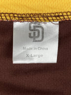 San Diego Padres Graig Nettles #9 Jersey Brown Throwback Fox Sports MLB Sz XL