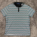 Extracurricular Shirt Size 2X Polo Geometric Print Stretch Golf Performance