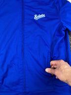 Augusta Track Jacket Saints Blue White Full Zip Athletic Sz Youth L