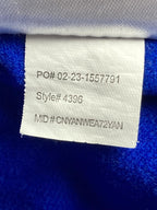 Augusta Track Jacket Saints Blue White Full Zip Athletic Sz Youth L