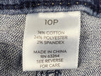 Westport Signature Fit Boyfriend Jeans Women’s 10P Blue Denim Petite Stretch 10P