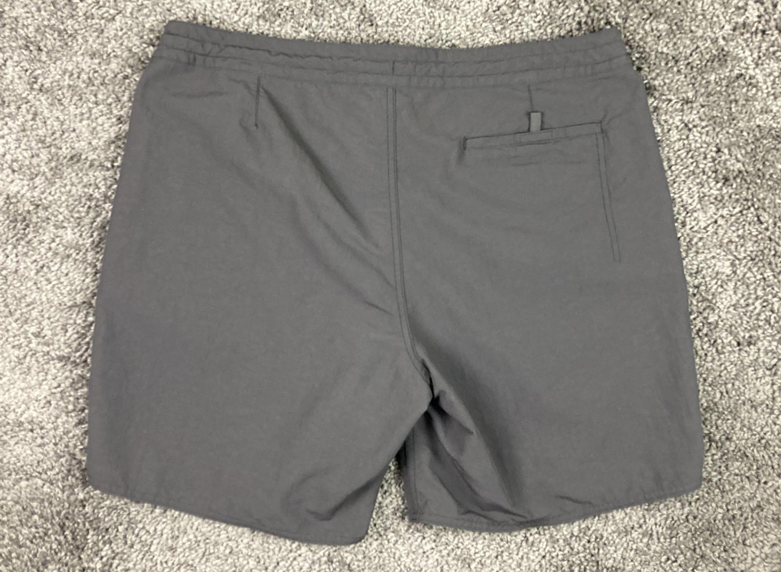 Patagonia Boardshorts Mens Sz 36 Dark Gray Surf Swim Shorts Drawstring Quick Dry
