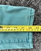 Pilcro & the Letterpress Stet Skinny Jeans Teal Turquoise Anthropologie Soft 29