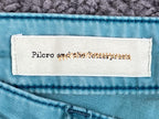 Pilcro & the Letterpress Stet Skinny Jeans Teal Turquoise Anthropologie Soft 29