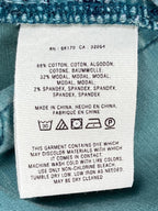 Pilcro & the Letterpress Stet Skinny Jeans Teal Turquoise Anthropologie Soft 29