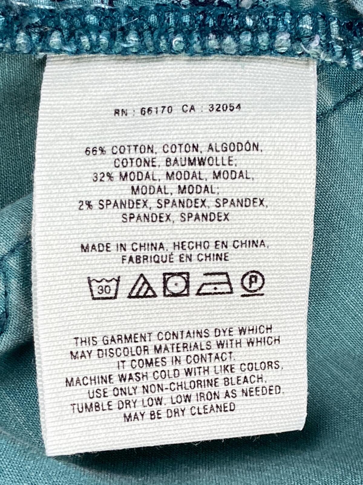 Pilcro & the Letterpress Stet Skinny Jeans Teal Turquoise Anthropologie Soft 29