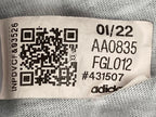 Adidas Unisex Youth Hoodie Pullover Large 14/16 Black White All Over Logo Print
