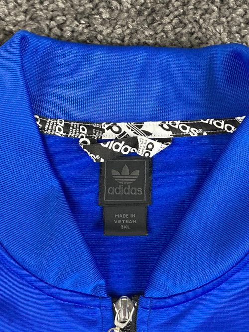Adidas San Jose Earthquakes MLS 2009 Track Jacket Mens Blue Black Full Zip 3XL