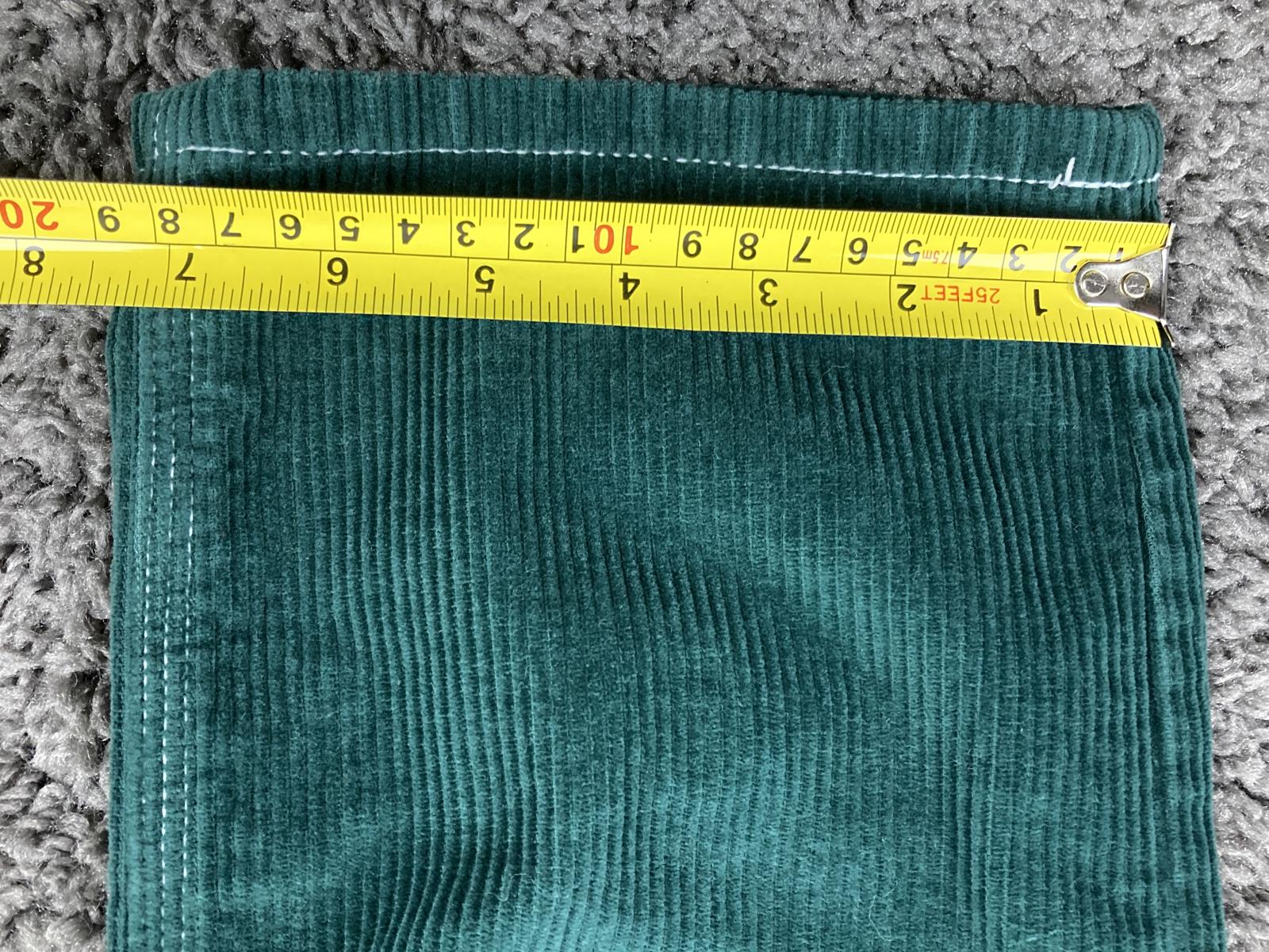 Dickies Womens Green Corduroy Carpenter Pants Size 0/24 Workwear Utility