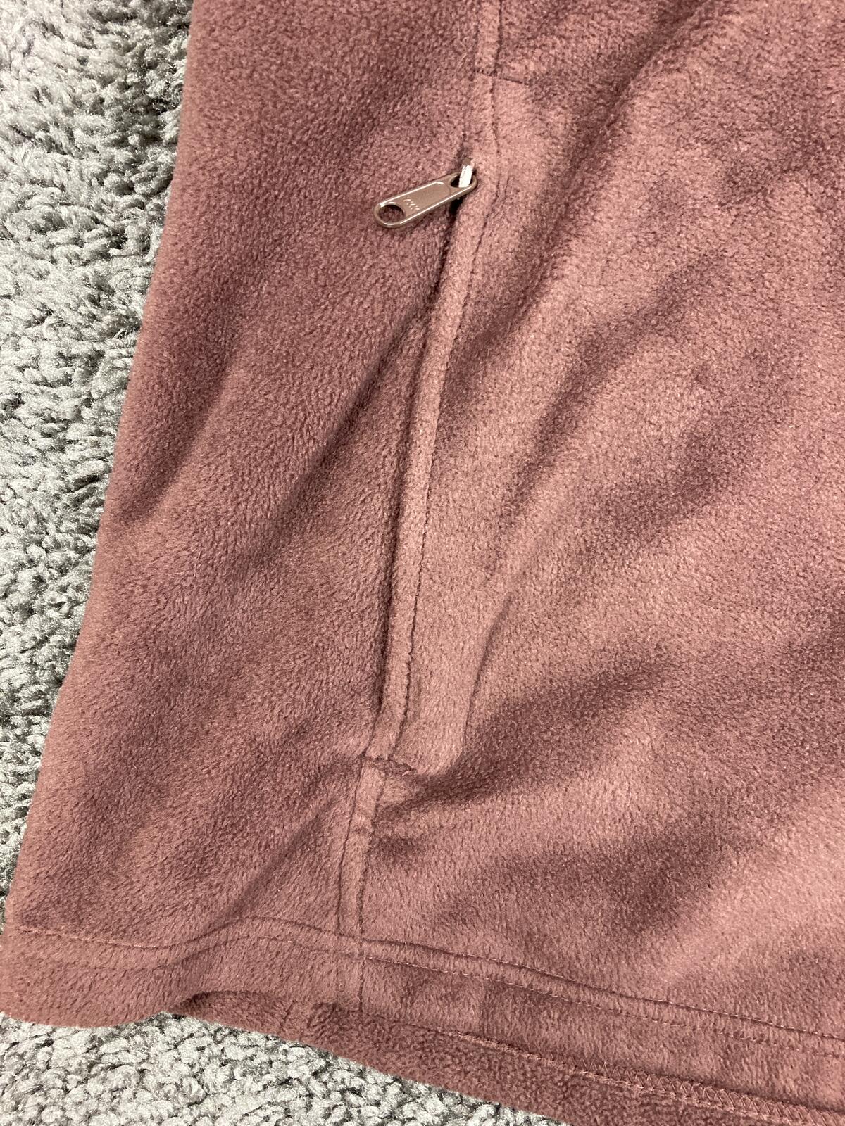 Columbia Steens Mountain Fleece Vest Mens Brown Full Zip Sz XL