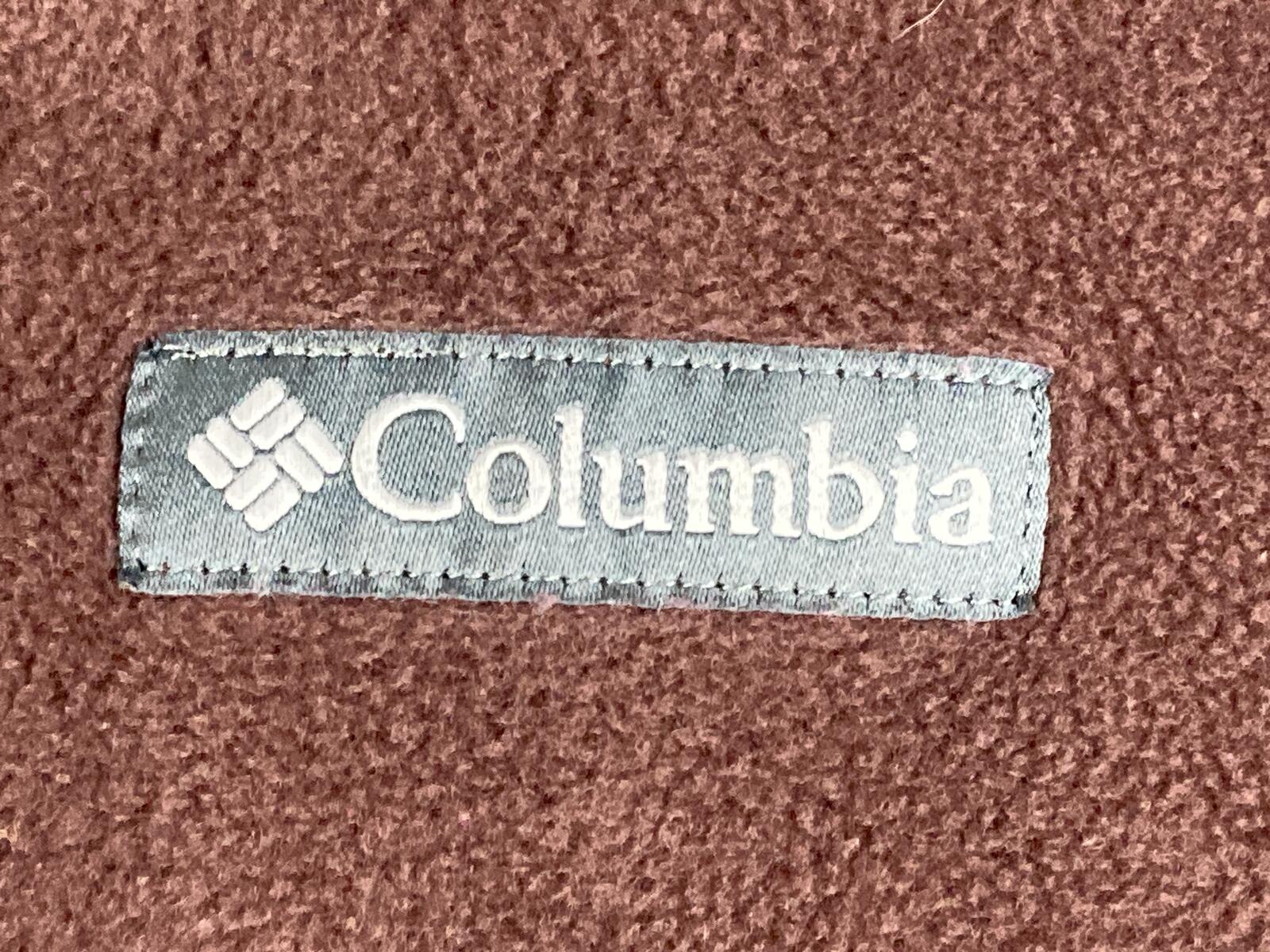 Columbia Steens Mountain Fleece Vest Mens Brown Full Zip Sz XL