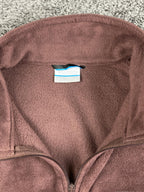 Columbia Steens Mountain Fleece Vest Mens Brown Full Zip Sz XL