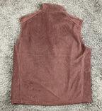 Columbia Steens Mountain Fleece Vest Mens Brown Full Zip Sz XL