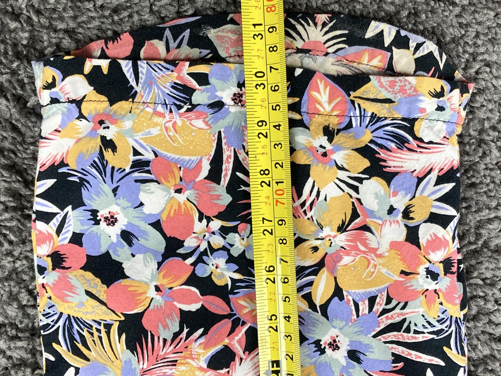 Salty Crew Pants Drifting Tropical Floral Beach Womens Size M Lounge Drawstring