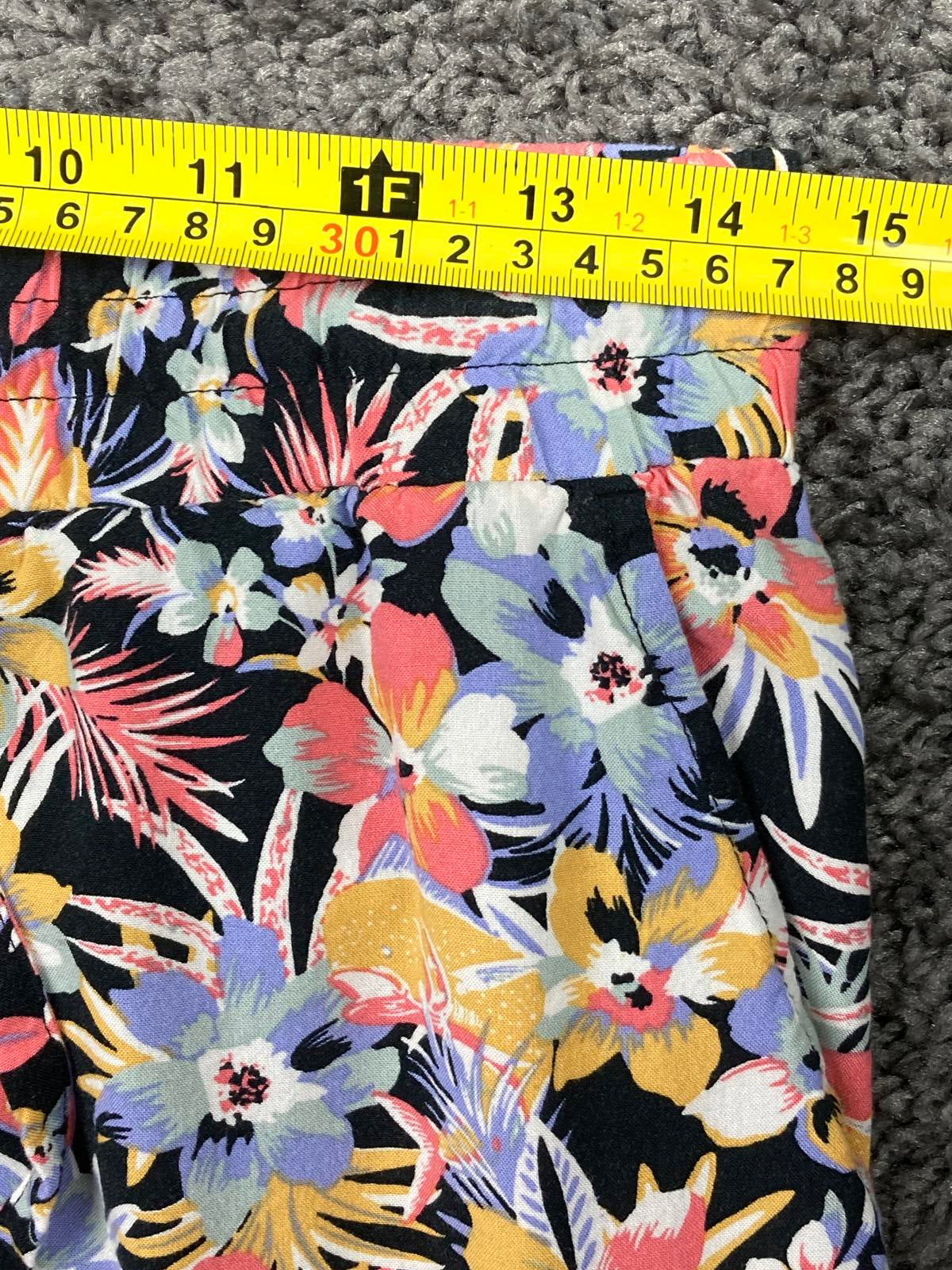 Salty Crew Pants Drifting Tropical Floral Beach Womens Size M Lounge Drawstring