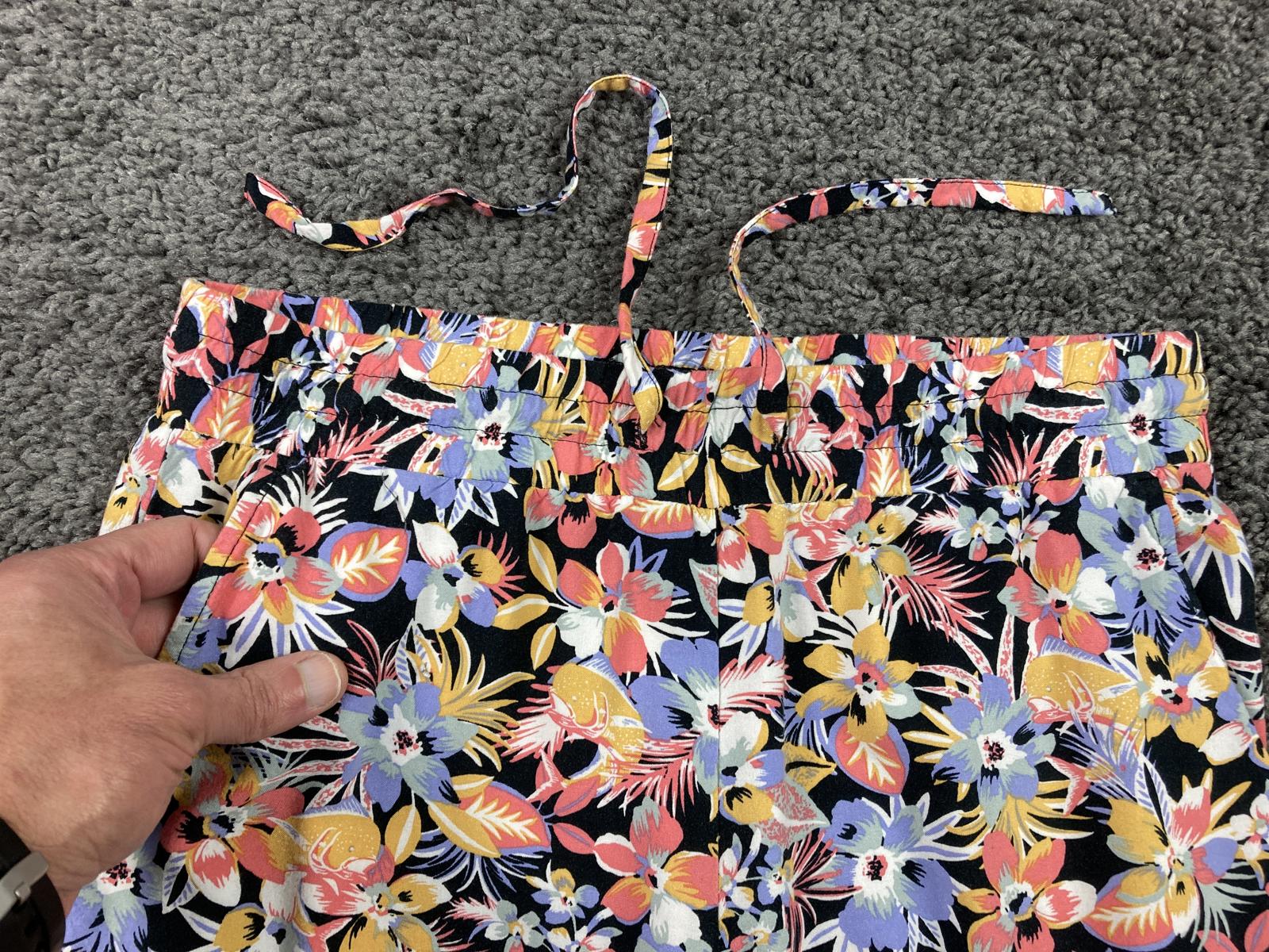 Salty Crew Pants Drifting Tropical Floral Beach Womens Size M Lounge Drawstring