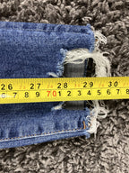 Good American Good Legs Chew Hem Skinny Jeans Womens Medium Wash  Size 2/26