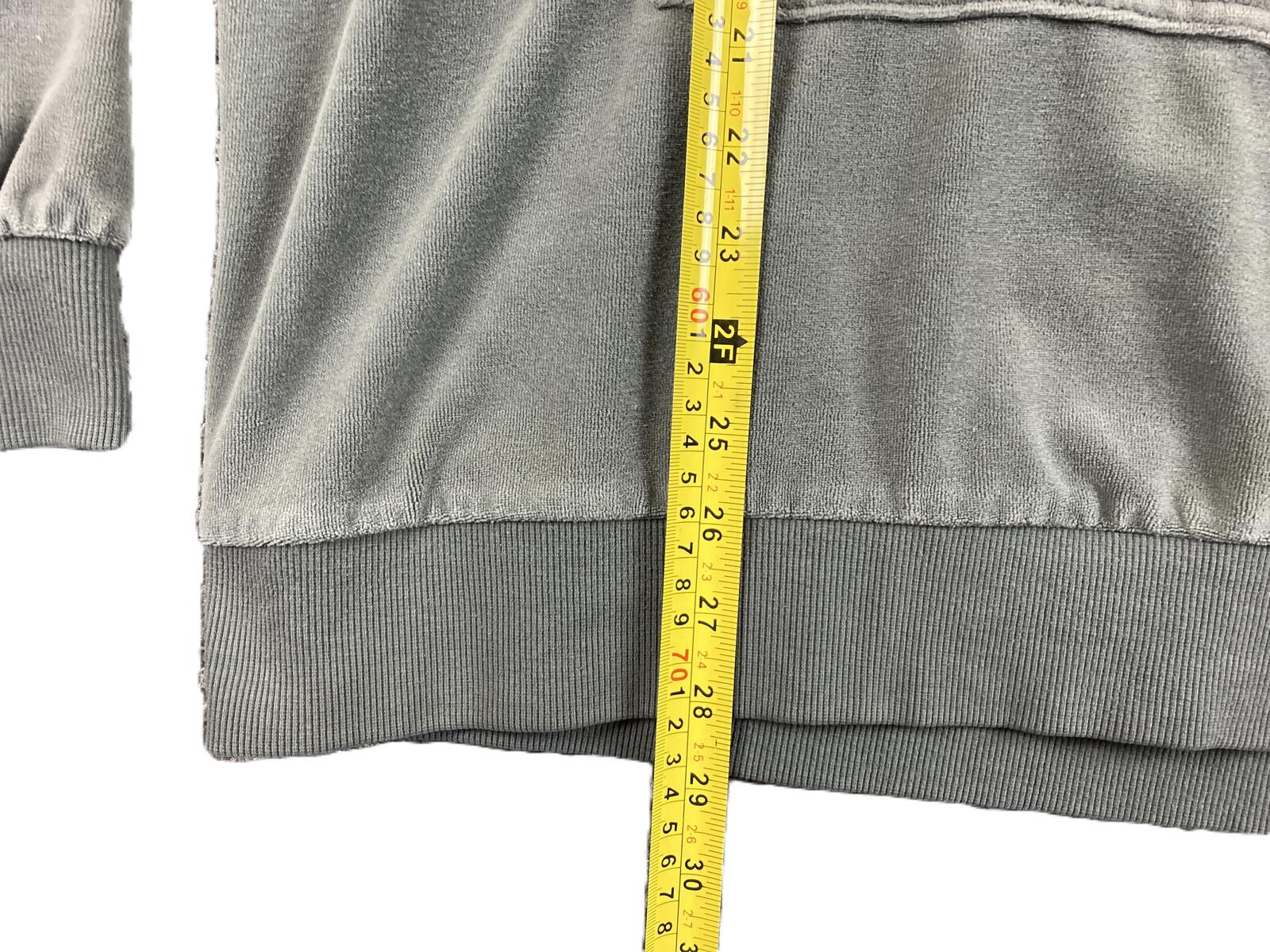 Cookies SF Prima Velour Hoodie Mens Gray Mineral Wash Streetwear Pullover Sz 2XL