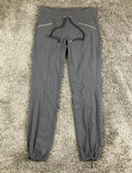 Athleta Metro Slouch Jogger Pants Womens Gray Zip Pockets Stretch Casual Sz S